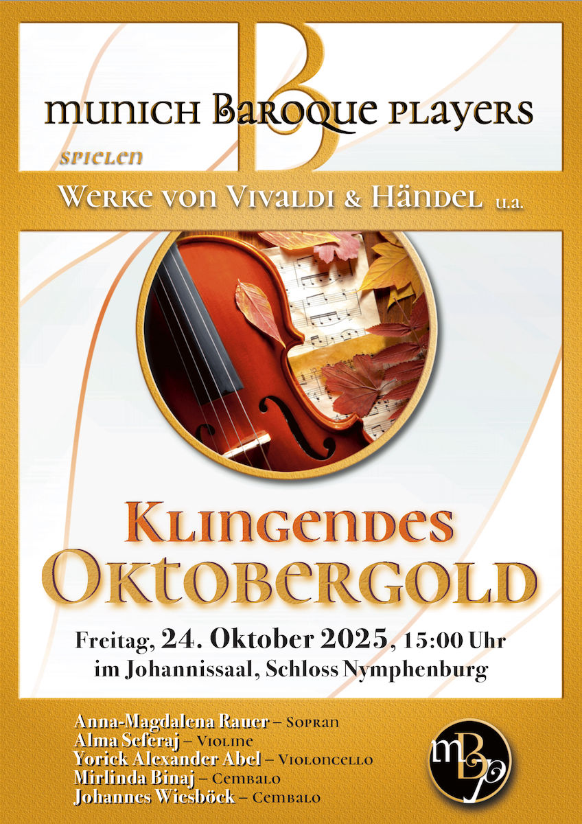 Munich Baroque Players – weitere Konzerte 2025